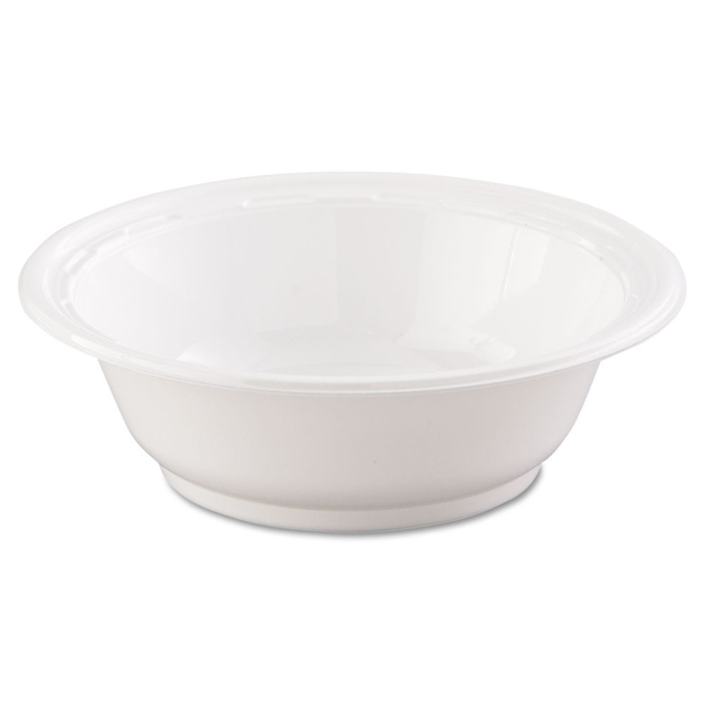 Pactiv Unlaminated Foam Dinnerware, Bowl, 12 oz, 6 Dia, White, 1,000/Carton