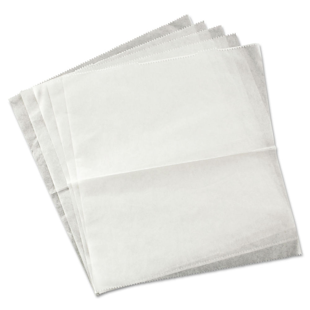 Interfolded Food and Deli Dry Wrap Wax Paper Sheets with Dispenser Box - 10 x 10.75 / 6000 ct