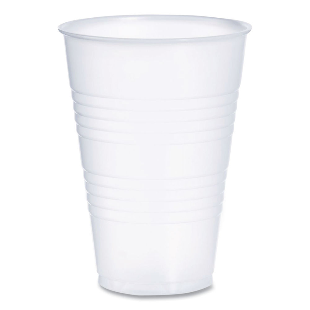 High-Impact Polystyrene Cold Cups, 14 oz, Translucent, 50 Cups/Sleeve. 20 Sleeves/Carton High-Impact Polystyrene Cold Cups, 14 oz, Translucent, 50 Cups/Sleeve. 20 Sleeves/Carton