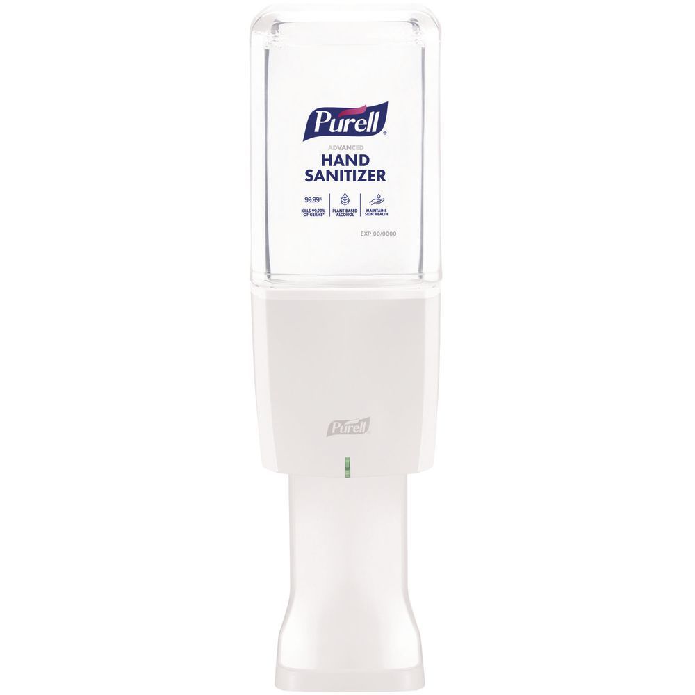 ES10 Automatic Hand Sanitizer Dispenser, 4.33 x 3.96 x 10.31, White ES10 Automatic Hand Sanitizer Dispenser, 4.33 x 3.96 x 10.31, White