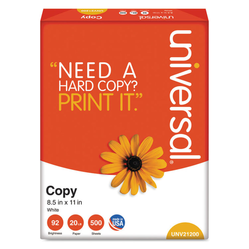 Hammermill® Premium Multipurpose Print Paper, 97 Bright, 20 lb Bond Weight, 8.5  x 11, White, 500 Sheets/Ream, 10 Reams/Carton