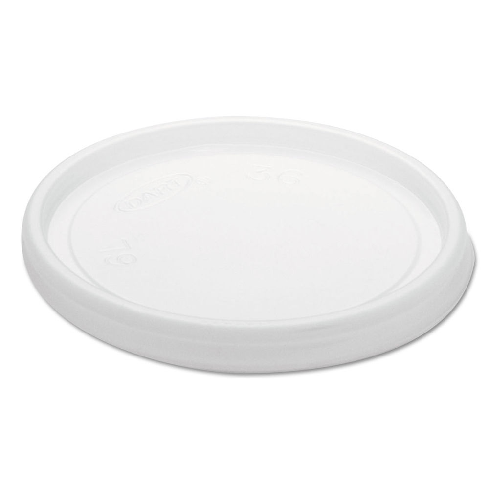 Non-Vented Cup Lids, Fits 6 oz Cups, 2, 3.5, 4 oz Food Containers, Translucent, 1,000/Carton Non-Vented Cup Lids, Fits 6 oz Cups, 2, 3.5, 4 oz Food Containers, Translucent, 1,000/Carton