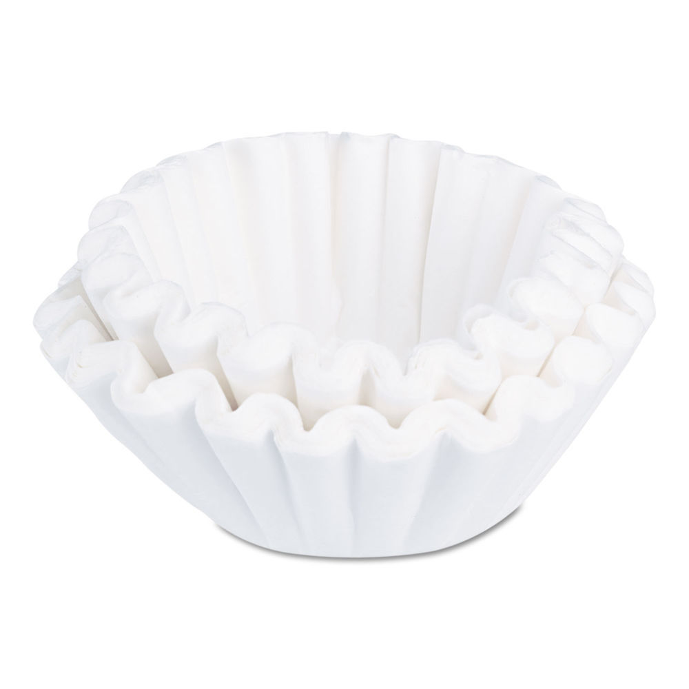 Coffee/Tea Brewer Dual Purpose Filters, 1.5 gal Urn Style, Flat Bottom, 50/Cluster, 10 Clusters/Carton Coffee/Tea Brewer Dual Purpose Filters, 1.5 gal Urn Style, Flat Bottom, 50/Cluster, 10 Clusters/Carton