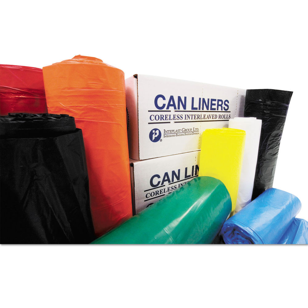 13 Gallon 24x33 1.1 mil. LLD Colored Trash Bags Can Liners