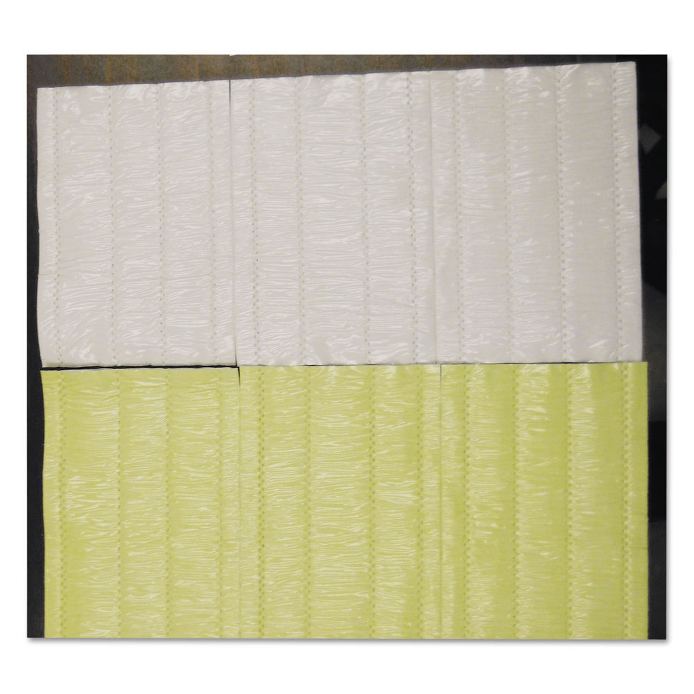 Meat Tray Pads, 6 x 4.5, White/Yellow, Paper, 1,000/Carton Meat Tray Pads, 6 x 4.5, White/Yellow, Paper, 1,000/Carton