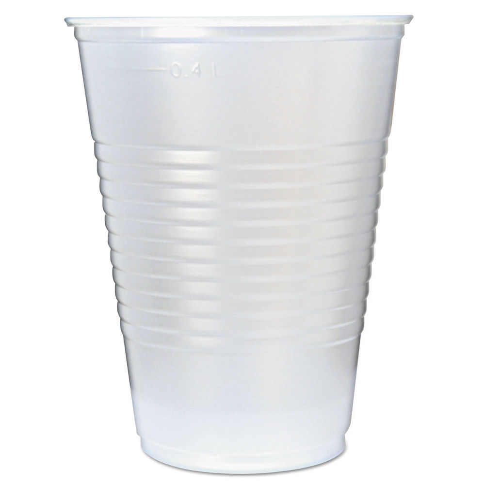 Greenware Cold Drink Cups, 16oz, Clear, 50/Sleeve, 20 Sleeves/Carton