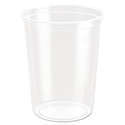 Choice 32 oz. Clear RPET Hinged Deli Container - 50/Pack