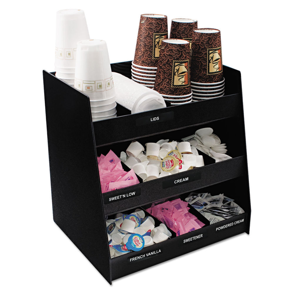 Vertical Condiment Organizer, 9 Compartments, 14.5 x 11.75 x 15, Black Vertical Condiment Organizer, 9 Compartments, 14.5 x 11.75 x 15, Black