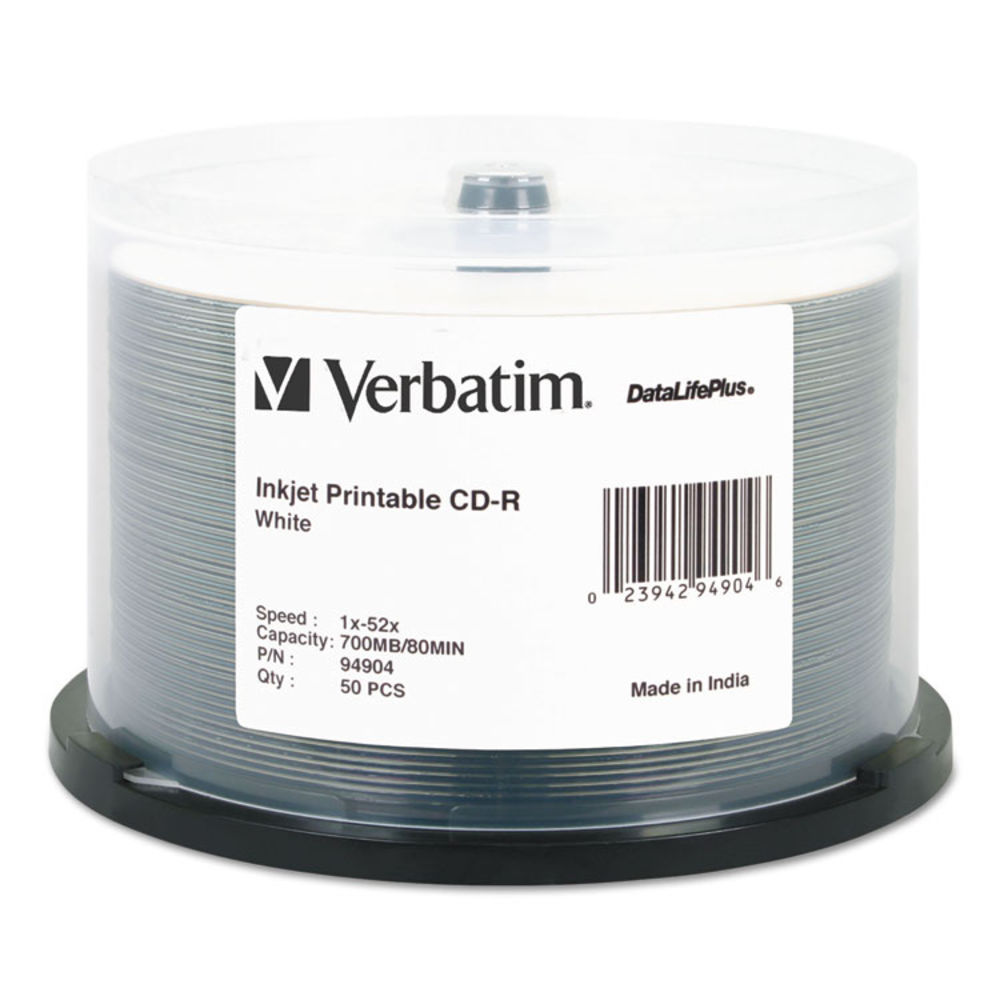 Verbatim Ver95102 Datalife Plus Printable Dvd R