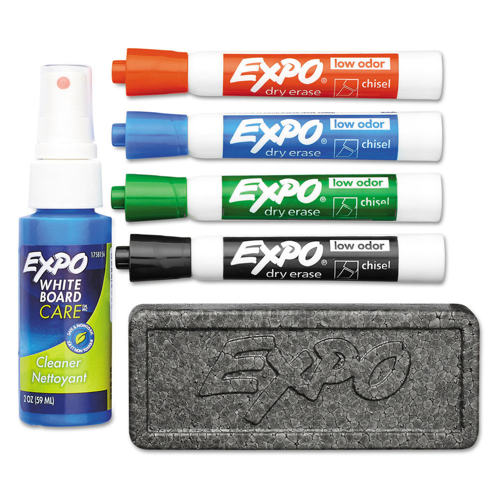  Quartet 51659312 Low-Odor ReWritables Dry Erase Mini-Marker  Set, Fine Point, Classic, 6/Set : Commercial Food Service Equipment :  Office Products