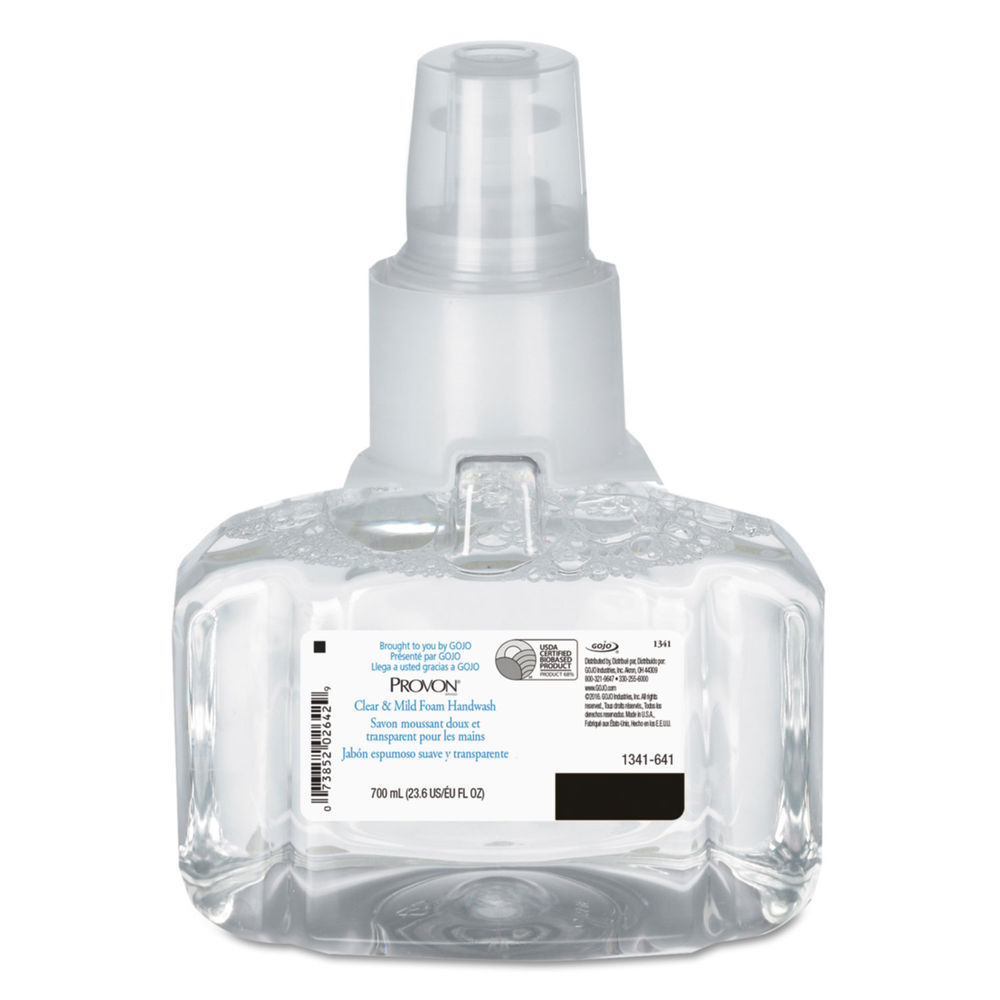 Clear and Mild Foam Hand Wash, Unscented, 700 mL Refill, 3/Carton Clear and Mild Foam Hand Wash, Unscented, 700 mL Refill, 3/Carton