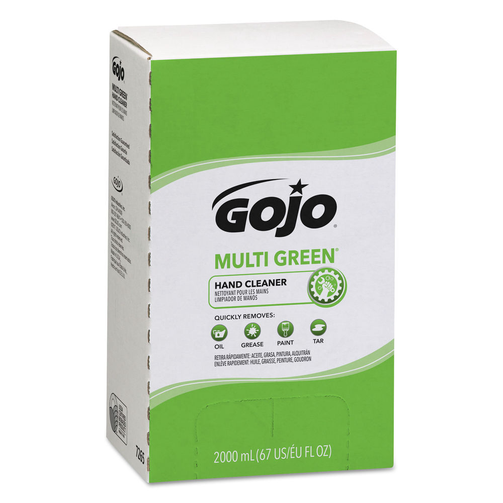 Gojo White Premium Lotion Soap, Waterfall Scent, 1 Gal Refill, 4/Carton