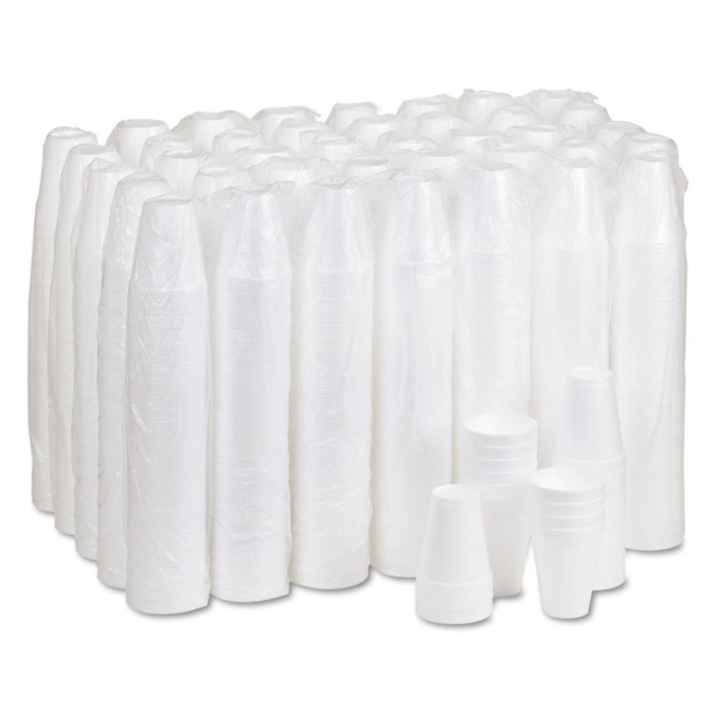 Dart Horizon Hot/cold Foam Drinking Cups, 12 Oz, Green/white, 25/bag, 40  Bags/carton - Mfr Part# 12J16H