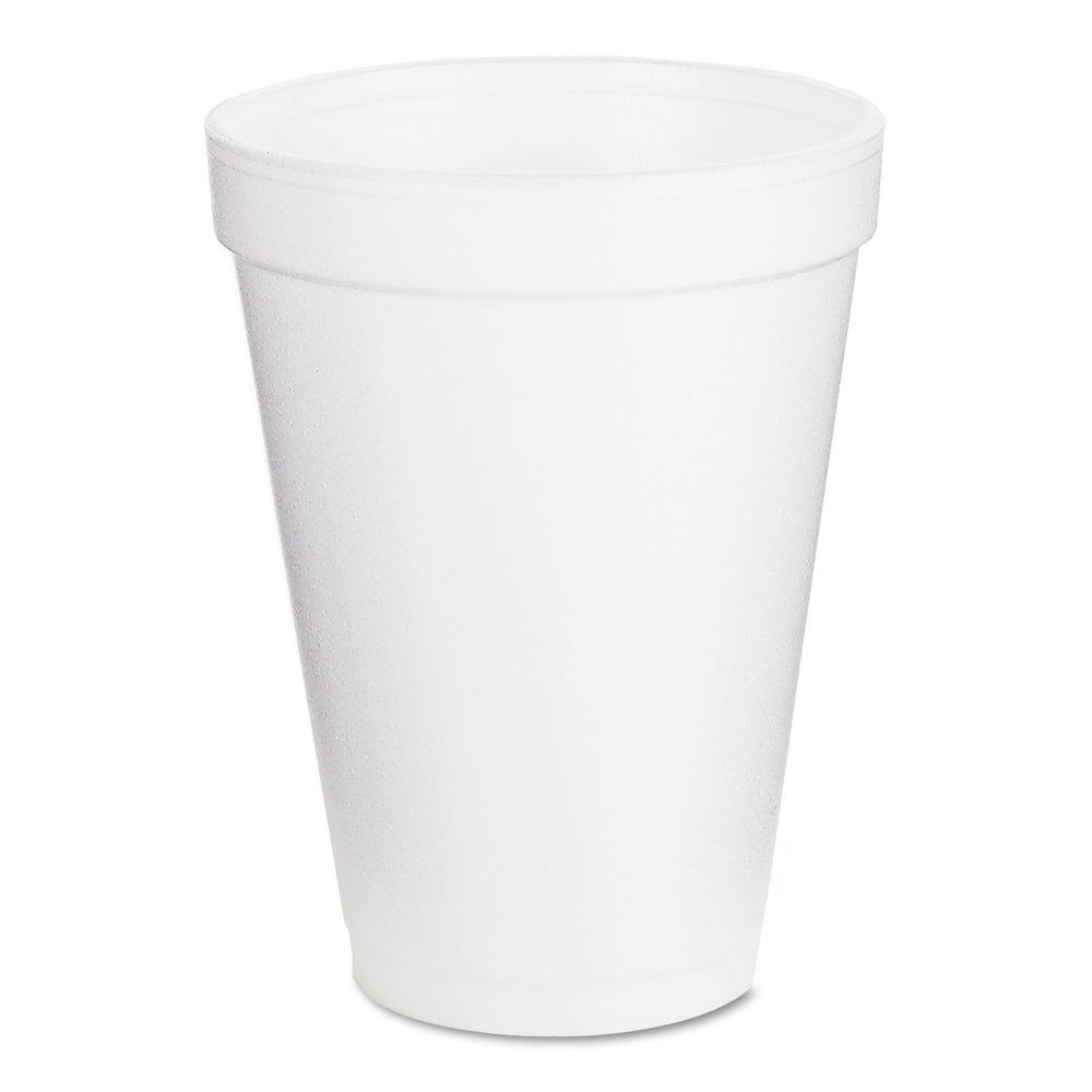 Dart 8J8 White Insulated 8 Ounce Foam Cup, For Hot and Cold