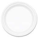 Dart 10CPWQR 10.25 in White Laminated Foam 3 Comp Plate (Case of 500)