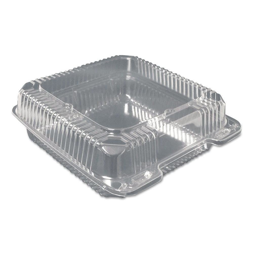 Dart C95PST1 9.5 x 9 ClearSeal Hinged Container - 100 pack