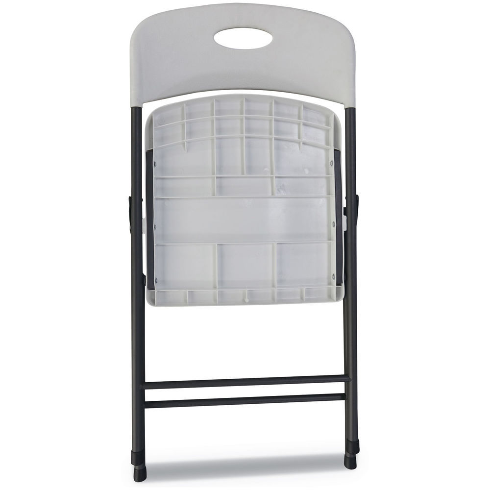 Molded Resin Folding Chair, Supports Up to 225 lb, 18.19