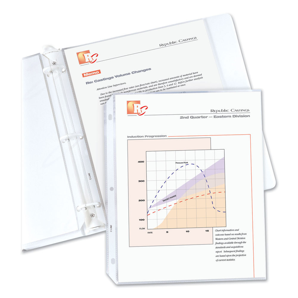 Samsill Heavy Weight Non Glare Sheet Protector 200 Pack