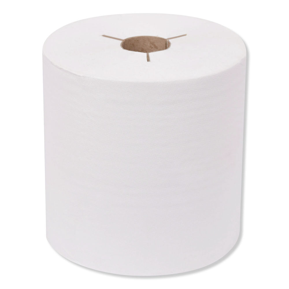 Hardwound Paper Towels, 1-ply, 8" X 800 Ft, White, (6/Case) - All Green
