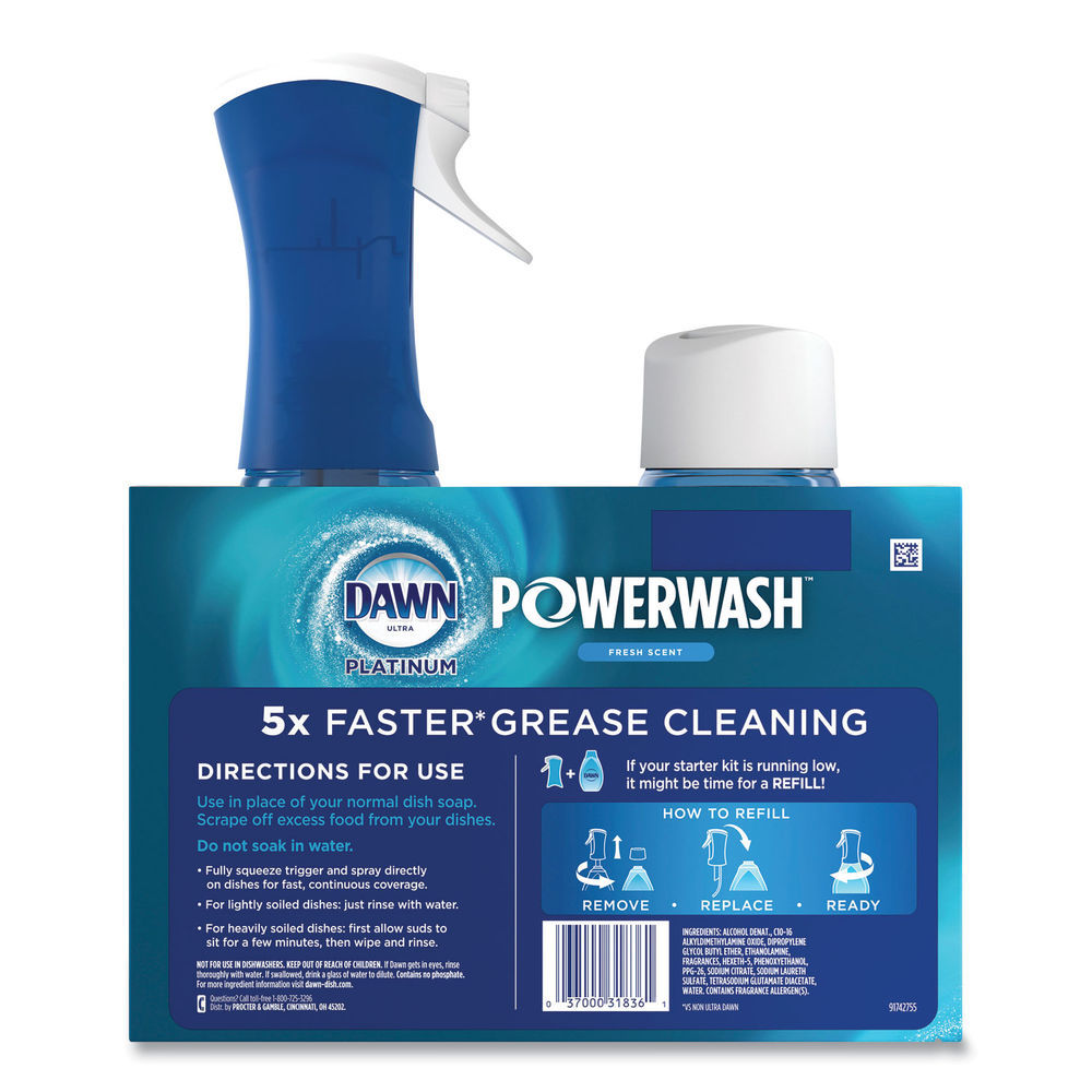 Dawn Platinum Powerwash Dish Spray Fresh Scent Refill - Multi 3 Pack 