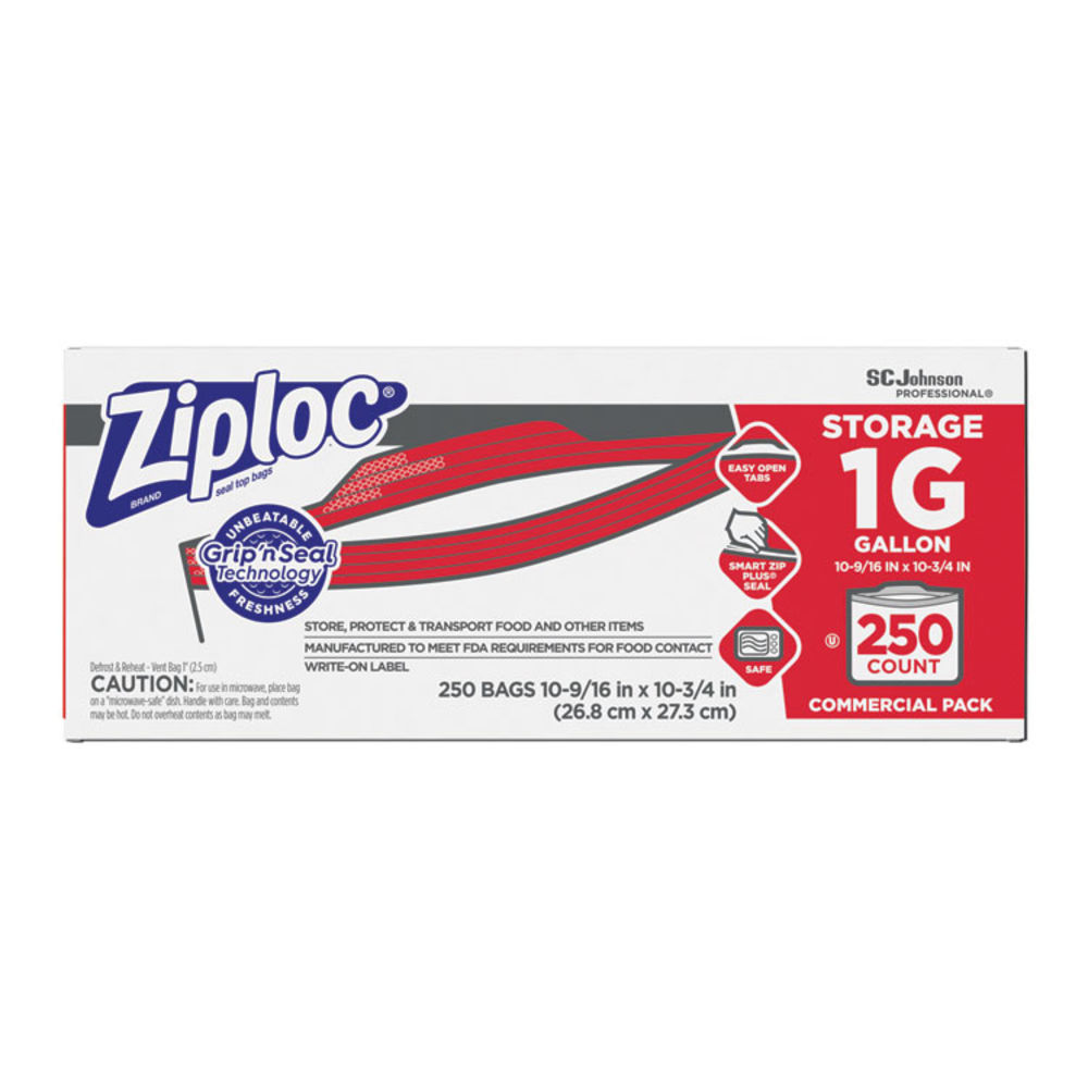 Ziploc Easy To Open Gallon Storage Bag, 38 count per pack -- 9 per case.