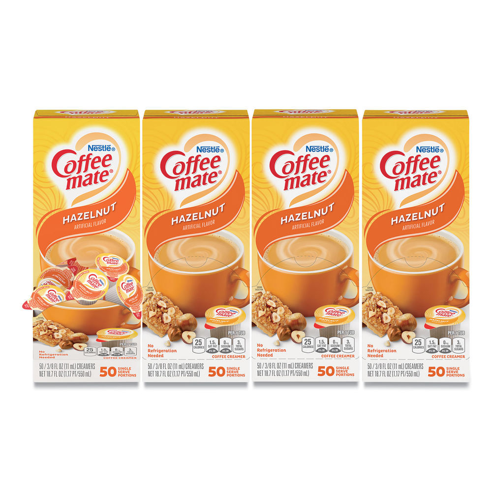 Coffee-Mate 11000372 0.38 oz Liquid Coffee Creamer Mini-Cups - Original (360/Carton)  