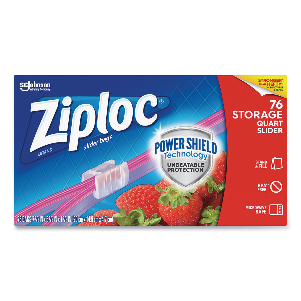 Ziploc Quart Slider Freezer Bag