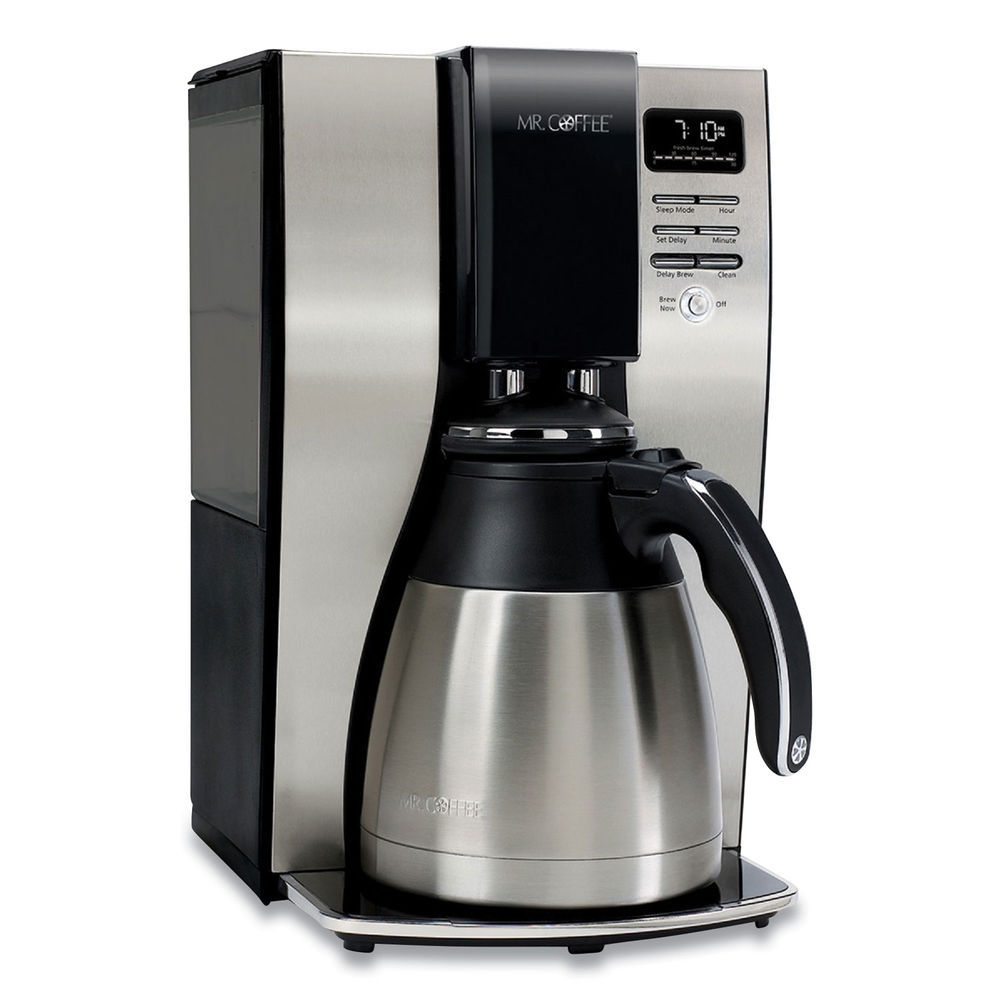 Coffee Pro Three-Burner Low Profile Institutional Coffee Maker 36-Cup Stainless Steel