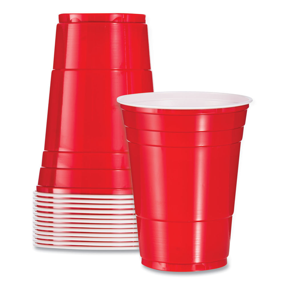Solo Cup Company Tp16d-1 Solo Tp16d 16 Oz Plastic Ultra Clear Cold Drink Cup  (1 Pack Of 50), 50 Count (Pack Of 1) 