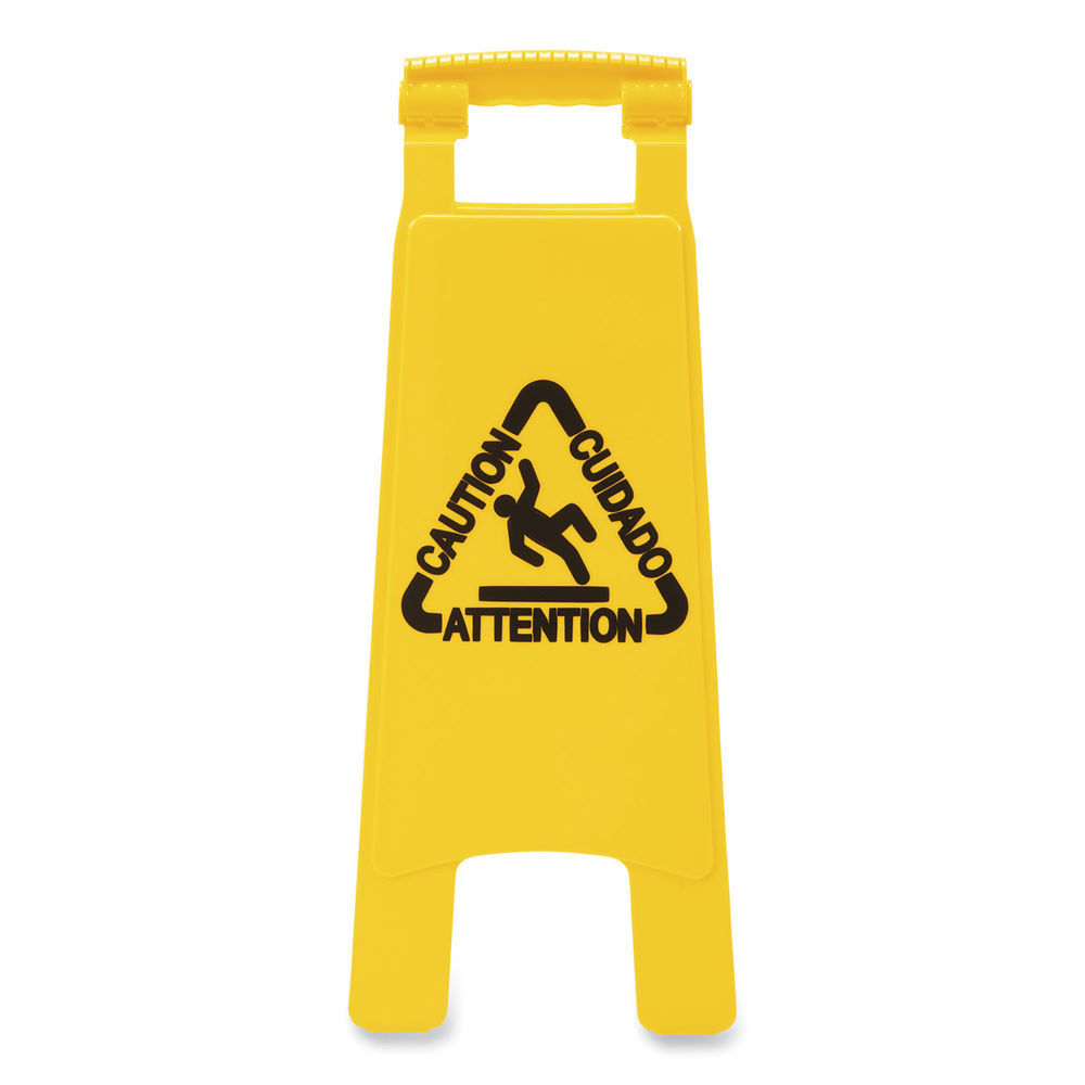 Site Safety Wet Floor Sign, 2-Sided, 10 x 2 x 26, Yellow Site Safety Wet Floor Sign, 2-Sided, 10 x 2 x 26, Yellow