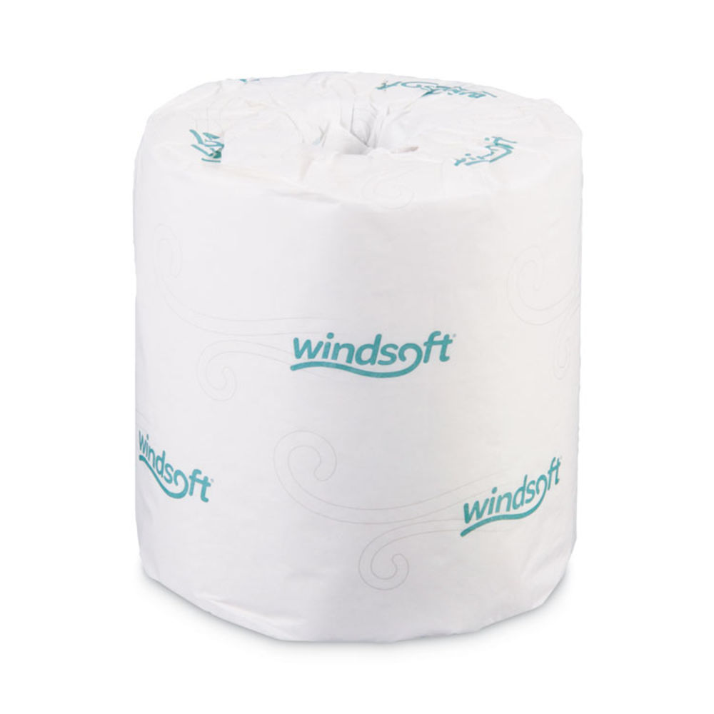 Windsoft Bath Tissue, Septic Safe, 2-Ply, White, 4.5 x 3.7, 500 Sheets ...