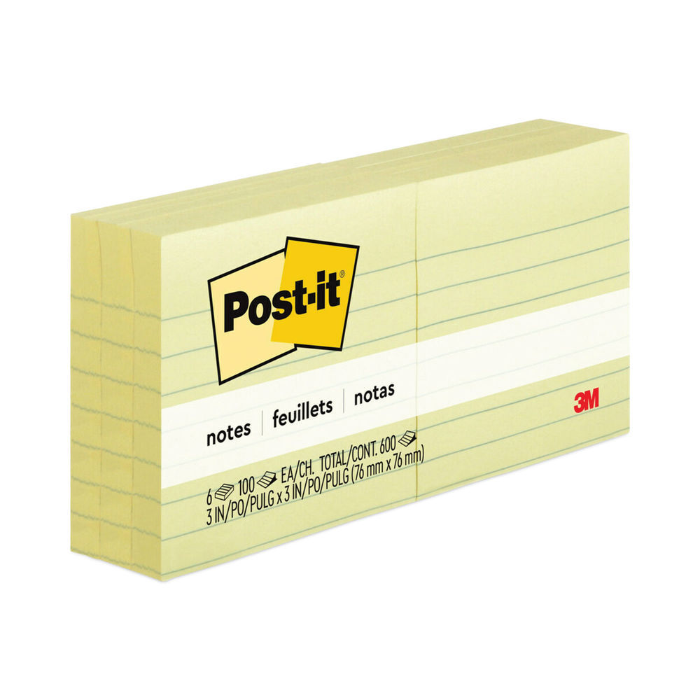 Post-it Pads in Energy Boost Collection Colors, Cabinet Pack, 3 x