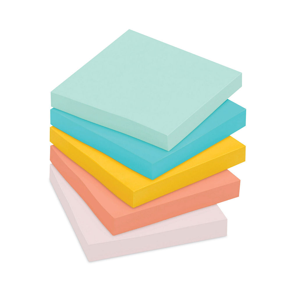 Post-it Original Pads in Canary Yellow, 1.38 x 1.88, 100 Sheets/Pad, 12  Pads/Pack - Mfr Part# 653