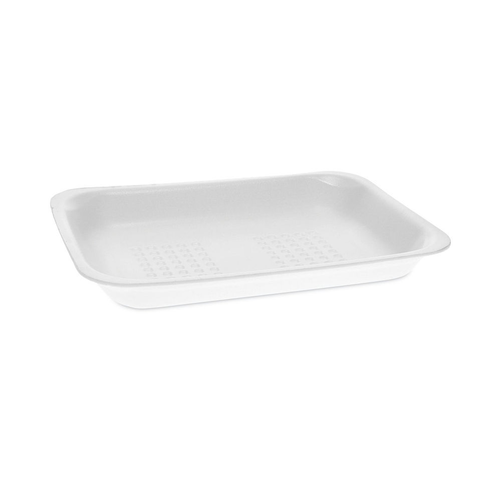 Meat Tray, #2, 8.38 x 5.88 x 1.21, White, Foam, 500/Carton Meat Tray, #2, 8.38 x 5.88 x 1.21, White, Foam, 500/Carton
