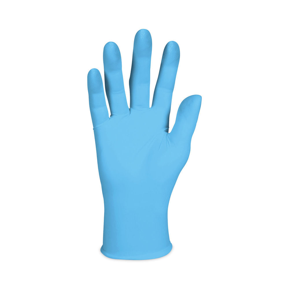 KleenGuard G10 Comfort Plus Blue Nitrile Gloves, Light Blue, XLarge