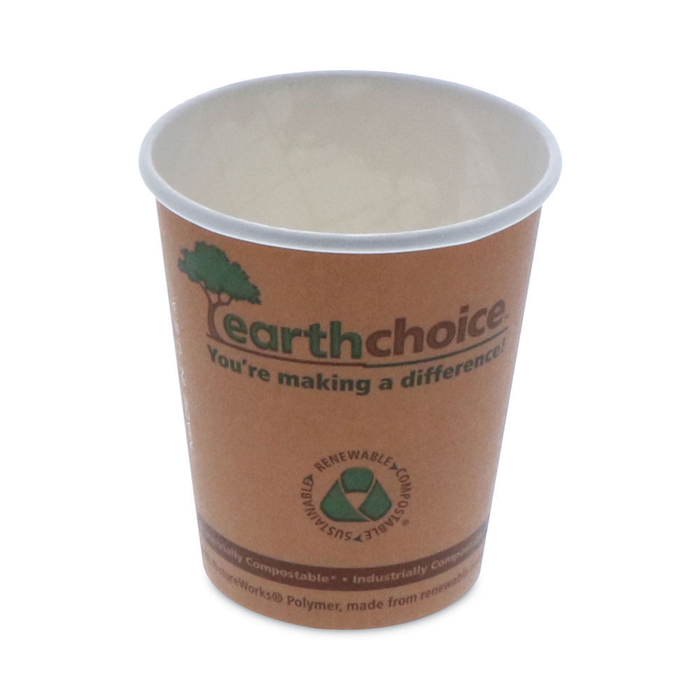 Pactiv EarthChoice Compostable Container, Large Soup, 16 oz, 3.63 Diameter x 3.88h, Green, 500/Carton
