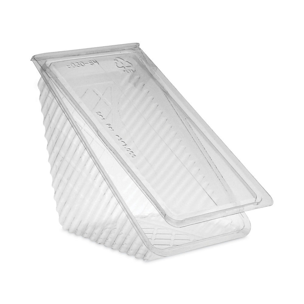 Pactiv Evergreen ClearView SmartLock Hinged Lid Container, 20 oz, 5.75 x 6  x 3, Clear, Plastic, 500/Carton