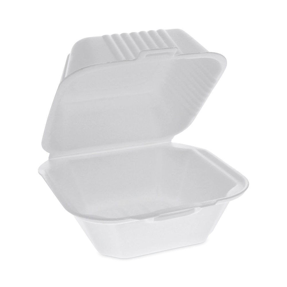 Pactiv YCI811600000 Hinged Lid Container 20 Oz, 5.75 x 6 x 3