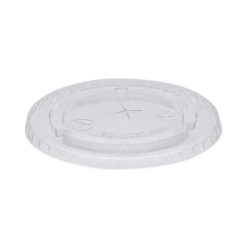 EarthChoice Strawless RPET Lid, Flat Lid, Fits 9 oz to 20 oz EarthChoice Strawless RPET Lid, Flat Lid, Fits 9 oz to 20 oz