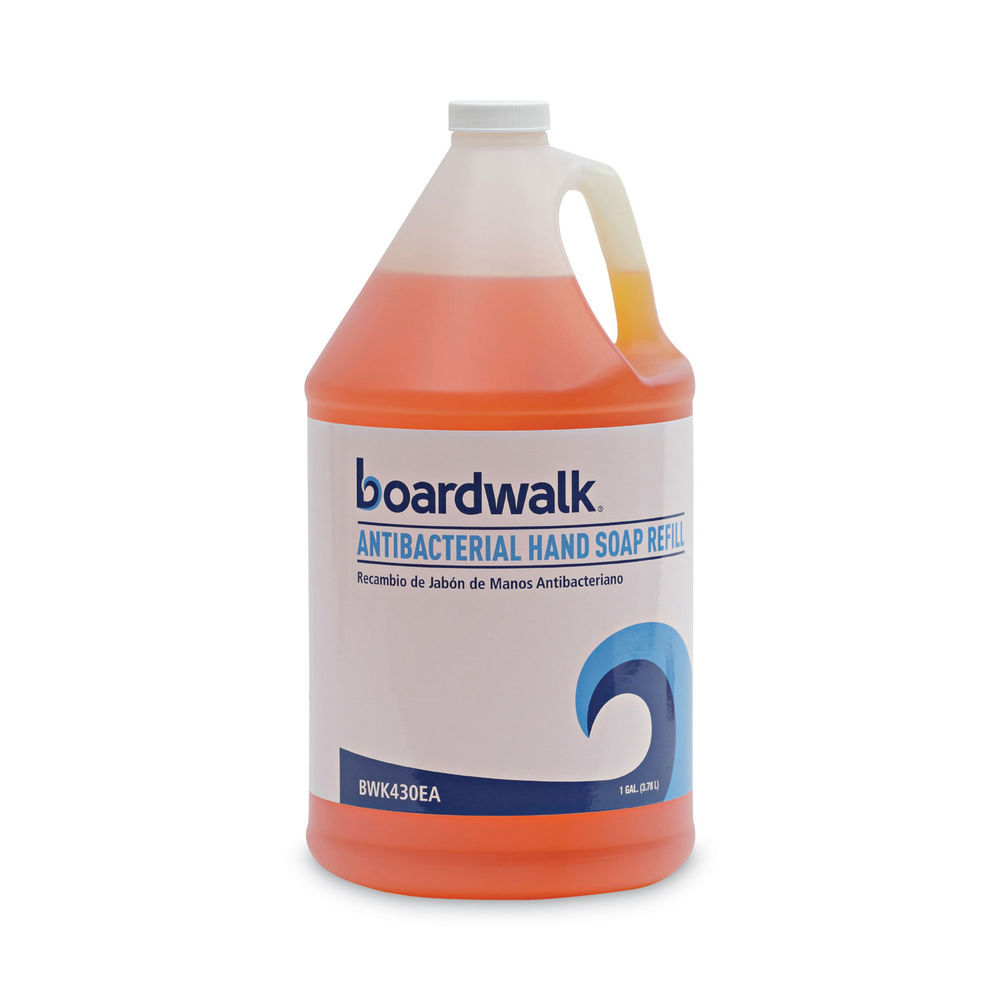 Boardwalk Neutral Floor Cleaner Concentrate, Lemon Scent, 1 Gal Bottle, 4-carton