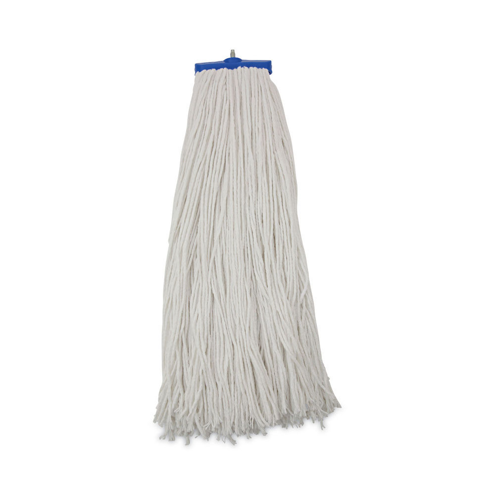 Boardwalk Mop Head, Lie-Flat Head, Rayon Fiber, 24oz, White