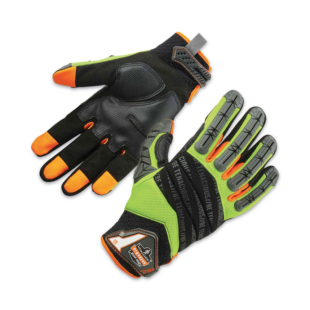 Project Source Large Leather Construction Gloves, (3-Pairs) in the Work  Gloves department at