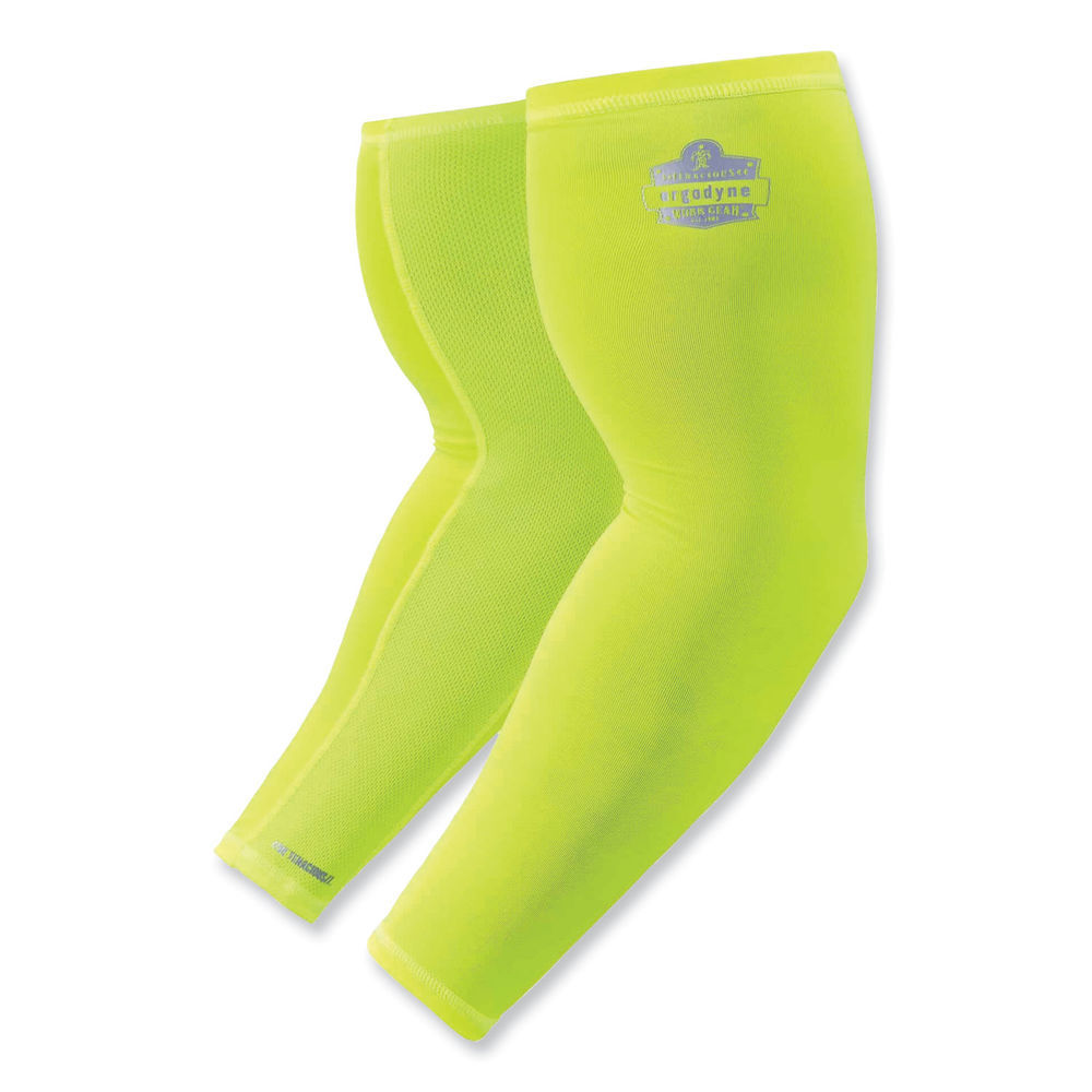 Chill-Its 6690 Performance Knit Cooling Arm Sleeve, Polyester/Spandex, X-Large, Blue, 2 Sleeves, Ships in 1-3 Business Days