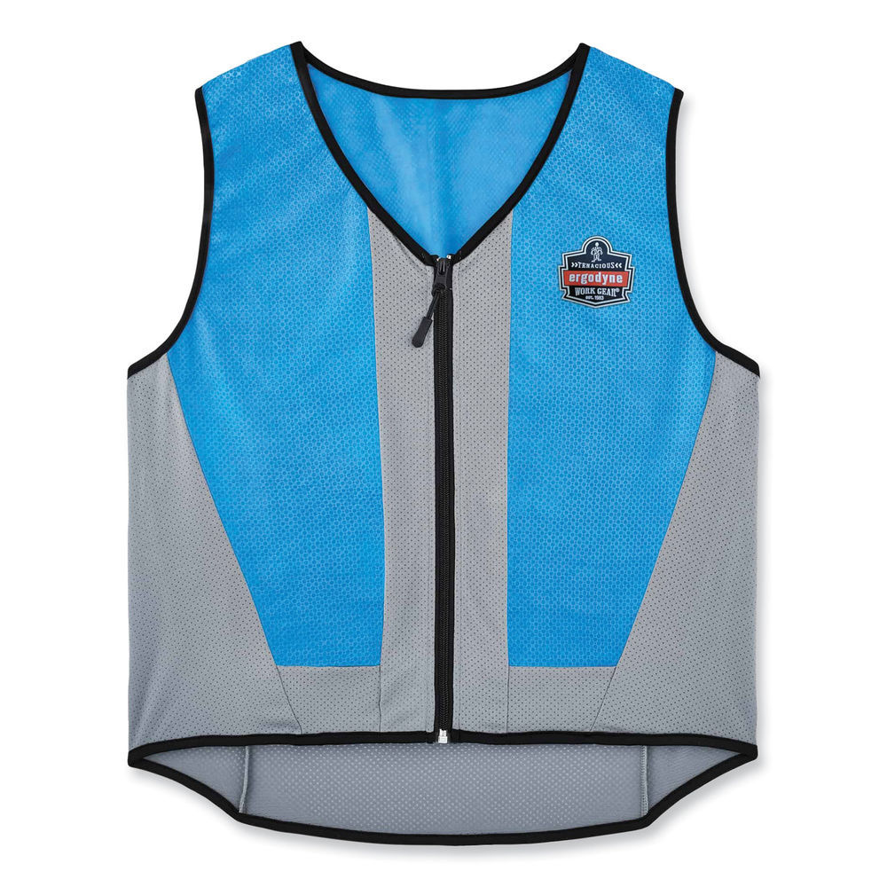 Dry Evaporative Cooling Vest with Zipper