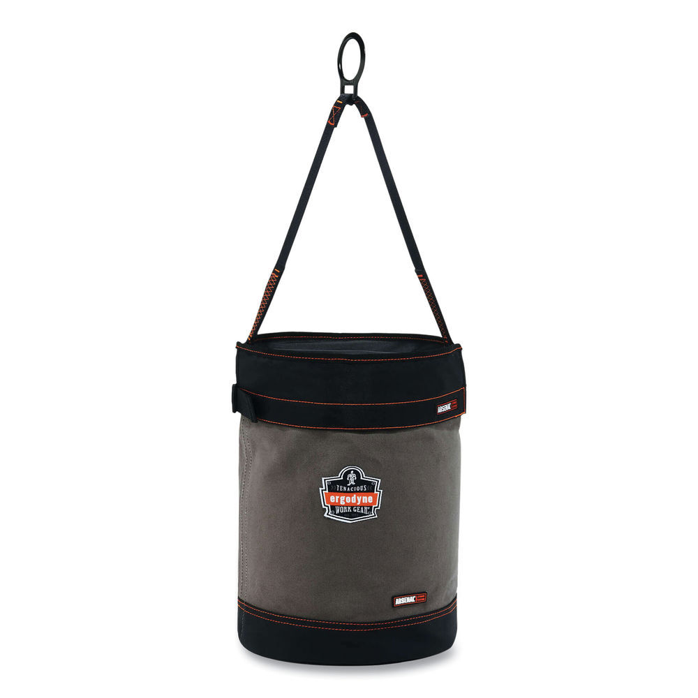 Arsenal 5935 Extra-Large Web Handle Canvas Hoist Bucket, 150 lb, Gray, Ships in 1-3 Business Days Arsenal 5935 Extra-Large Web Handle Canvas Hoist Bucket, 150 lb, Gray, Ships in 1-3 Business Days