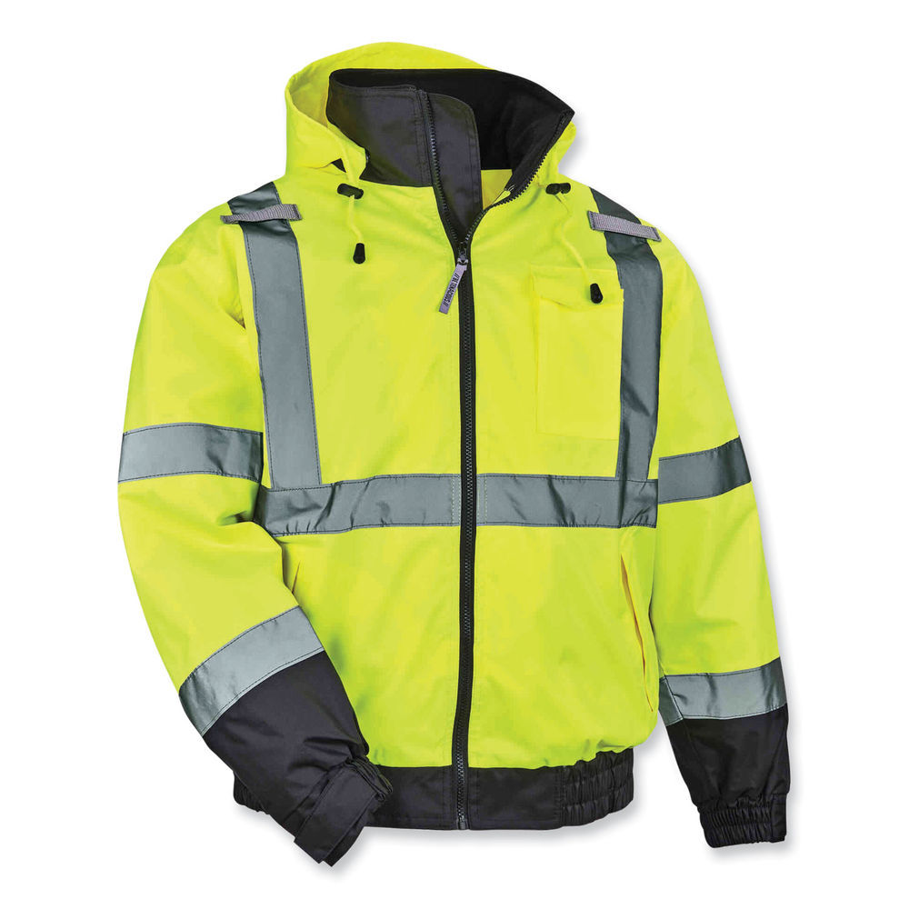 Hi-Vis Bomber Jacket - S - Yellow