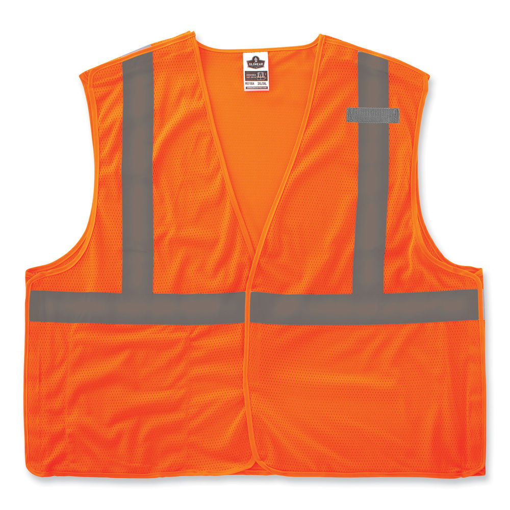 GloWear 8215BA Type R Class 2 Econo Breakaway Mesh Safety Vest, 2X-Large to 3X-Large, Lime, Ships in 1-3 Business Days GloWear 8215BA Type R Class 2 Econo Breakaway Mesh Safety Vest, 2X-Large to 3X-Large, Lime, Ships in 1-3 Business Days