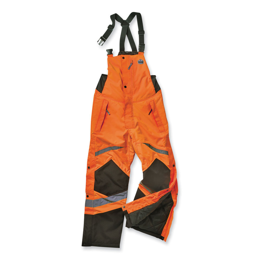 GloWear 8928 Class E Hi-Vis Insulated Bibs, 3X-Large, Lime, Ships in 1-3 Business Days