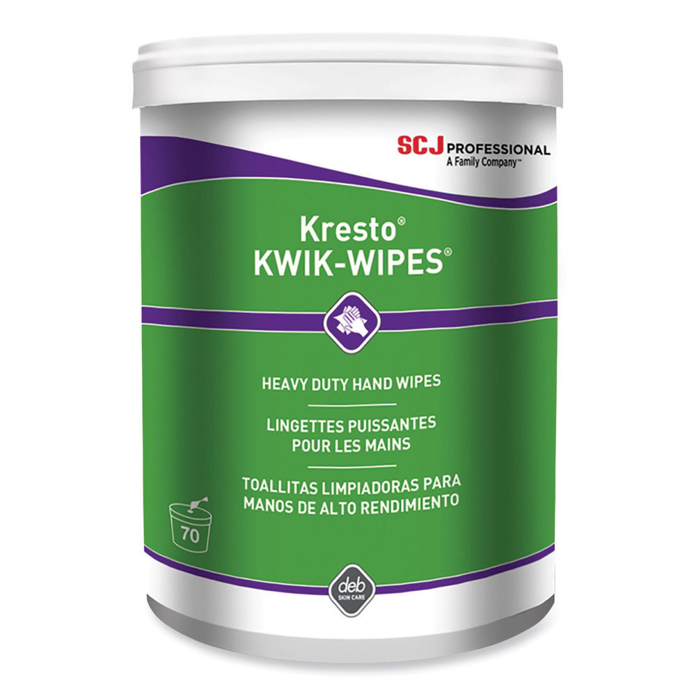 Degreasing Multi-Surface Wipes, 1-Ply, 11.5 x 10, 75, Floral Scent, White, Wipes/Pack, 9 Packs/Carton