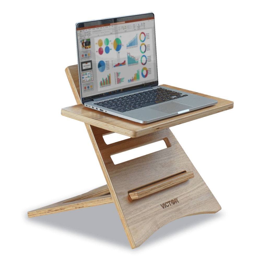 High Rise Height Adj Laptop Stand w/Storage Cup, 23.75 x 15.25 x 12 to 15.75, Black, 20 lb Wt Cap, Ships in 1-3 Business Days